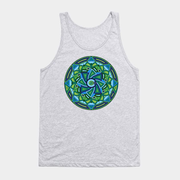 String Cheese Incident Sacred Mandala SCI Colorado Love 3 Tank Top by Shayna